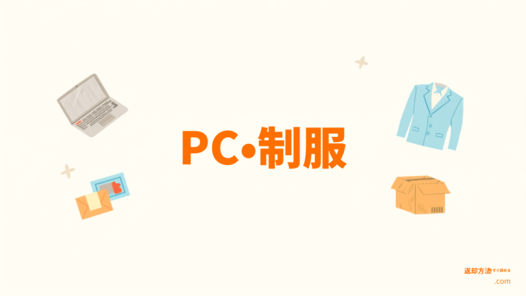 退職代行で会社の備品（PC・制服）を返却する方法｜郵送手順とトラブル回避のポイント【2026年版】